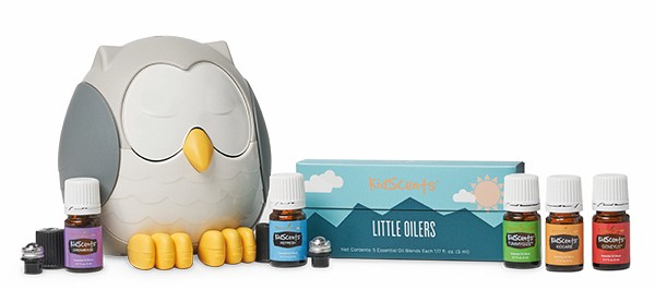 Starter-Kit für Kinder - Eulendiffuser - Ätherische Öle für Kinder